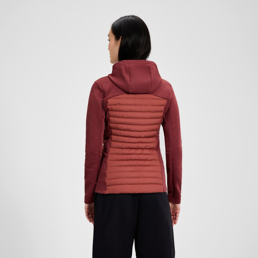 donne nula ibrido sintetico insulated jacket - red berghaus