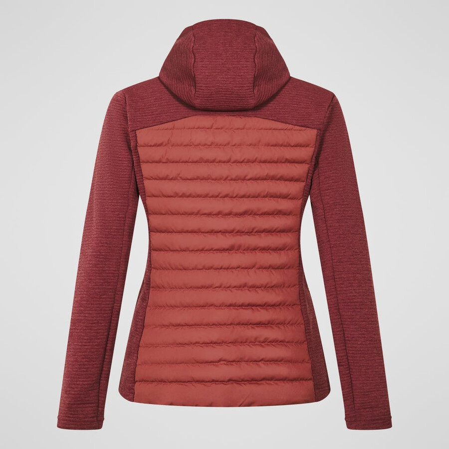 donne nula ibrido sintetico insulated jacket - red berghaus