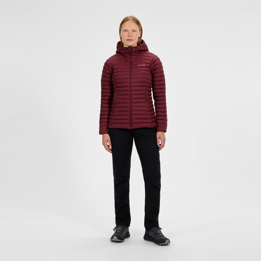 donne nula micro sintetico insulated jacket - red berghaus