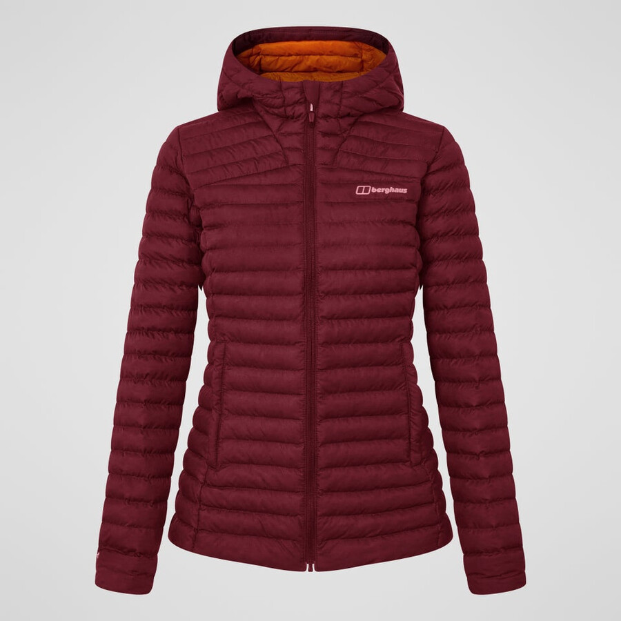 donne nula micro sintetico insulated jacket - red berghaus