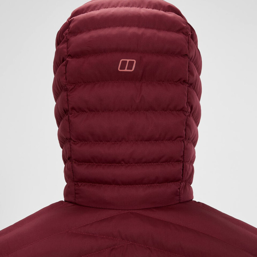 donne nula micro sintetico insulated jacket - red berghaus