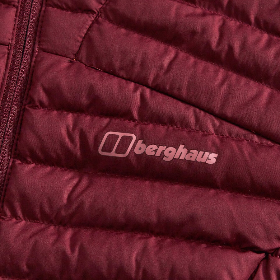 donne nula micro sintetico insulated jacket - red berghaus
