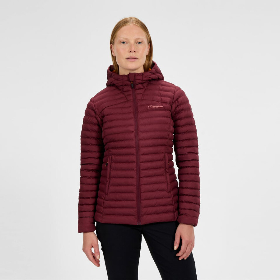 donne nula micro sintetico insulated jacket - red berghaus
