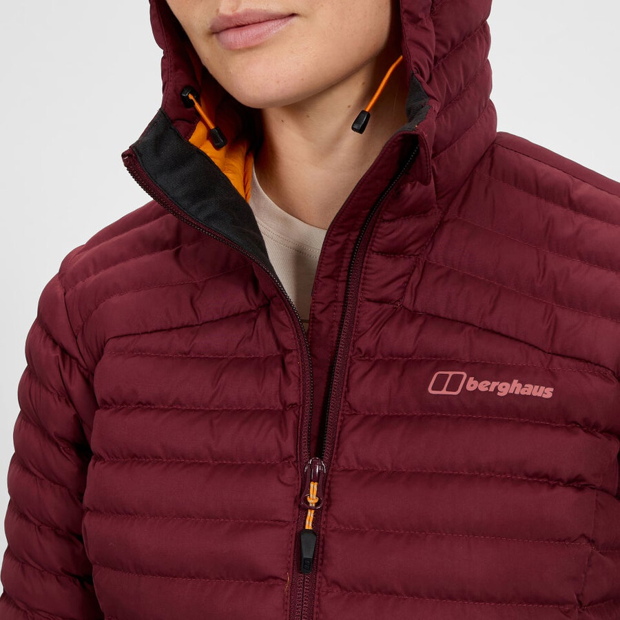 donne nula micro sintetico insulated jacket - red berghaus