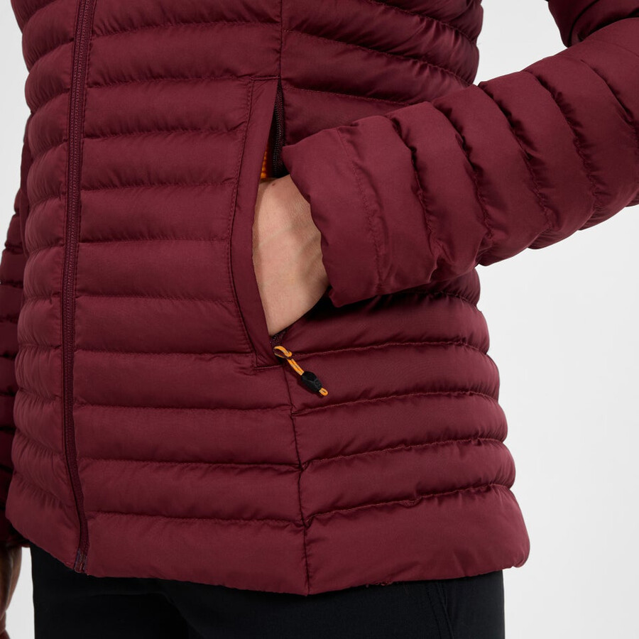 donne nula micro sintetico insulated jacket - red berghaus
