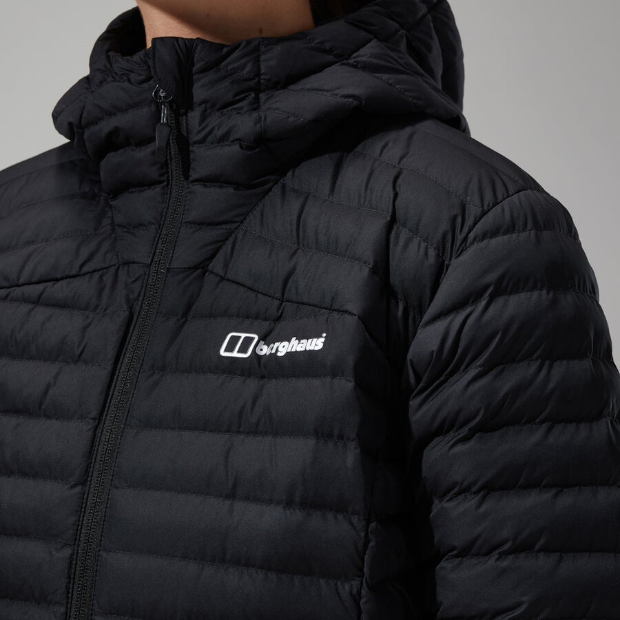donne nula micro giacca lunga - nero berghaus