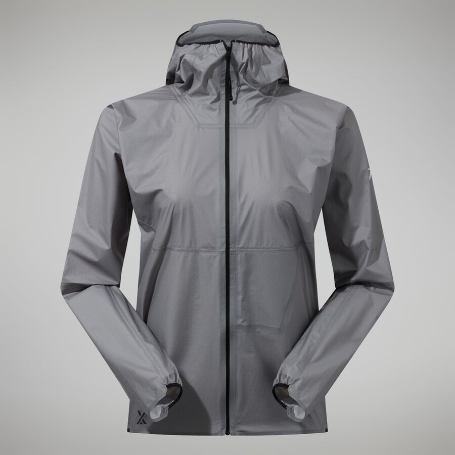 donne mtn guida hyper lt giacca - grigio berghaus