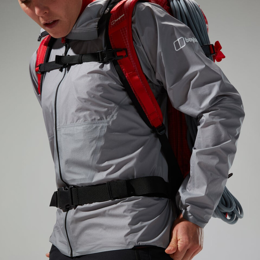 donne mtn guida hyper lt giacca - grigio berghaus