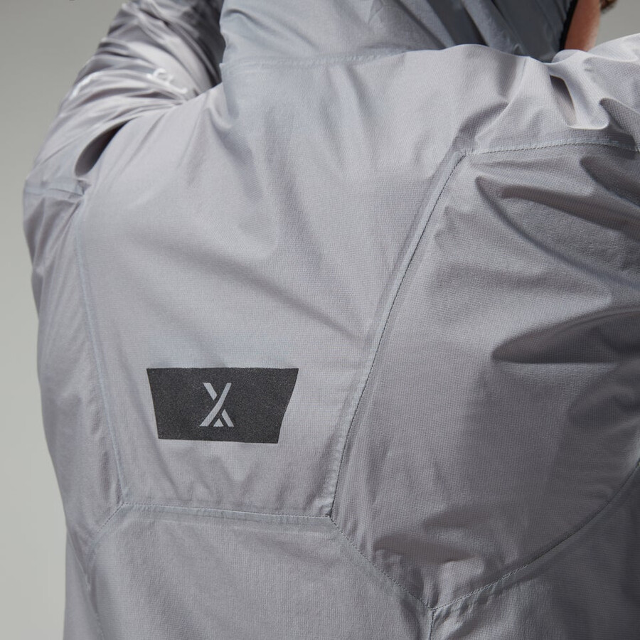 donne mtn guida hyper lt giacca - grigio berghaus