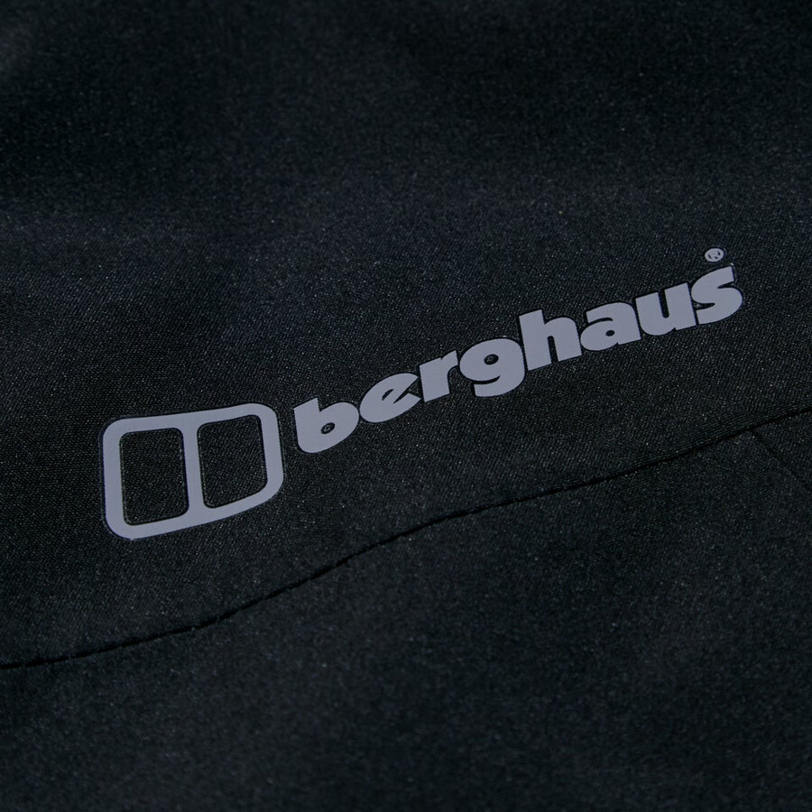 donne diluvio pro 3.0 impermeabile giacca - nero berghaus