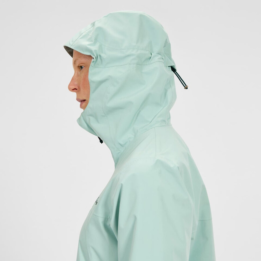 donne diluvio pro 3.0 impermeabile giacca - verde berghaus