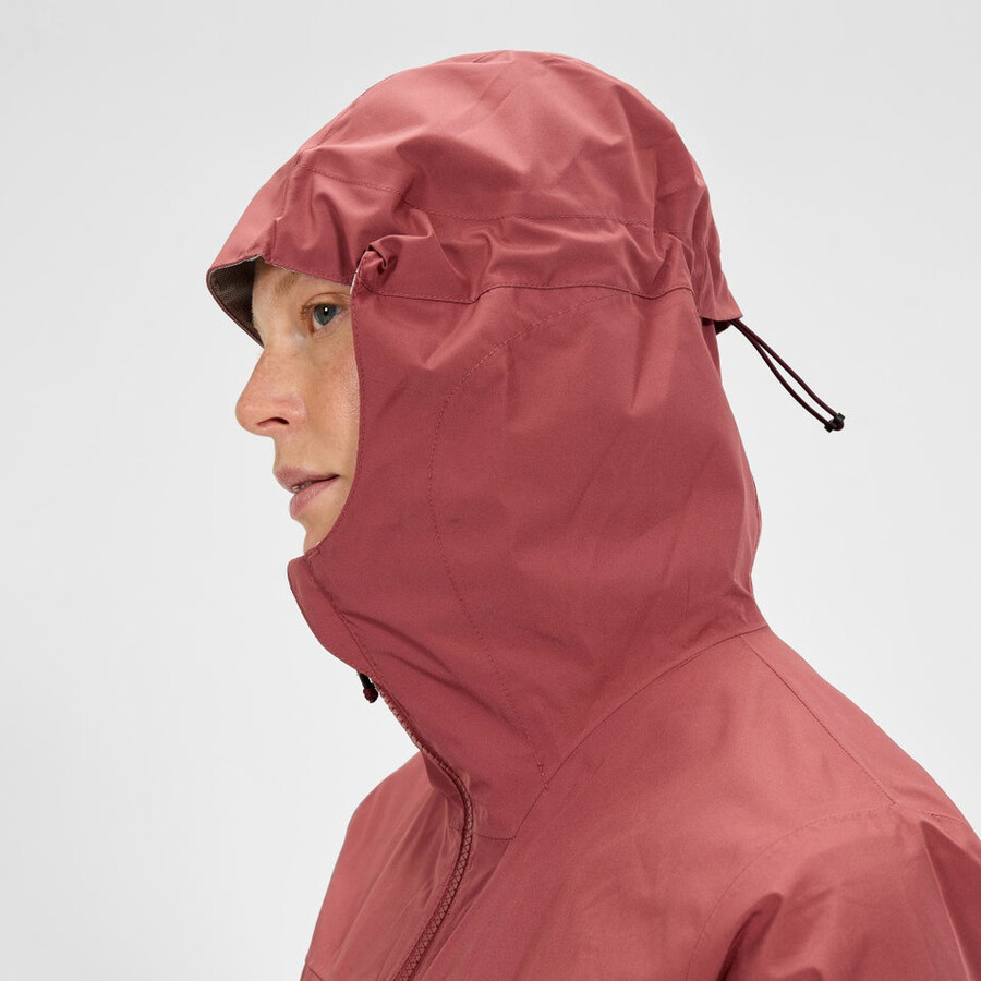 donne diluvio pro 3.0 impermeabile giacca - rosso berghaus
