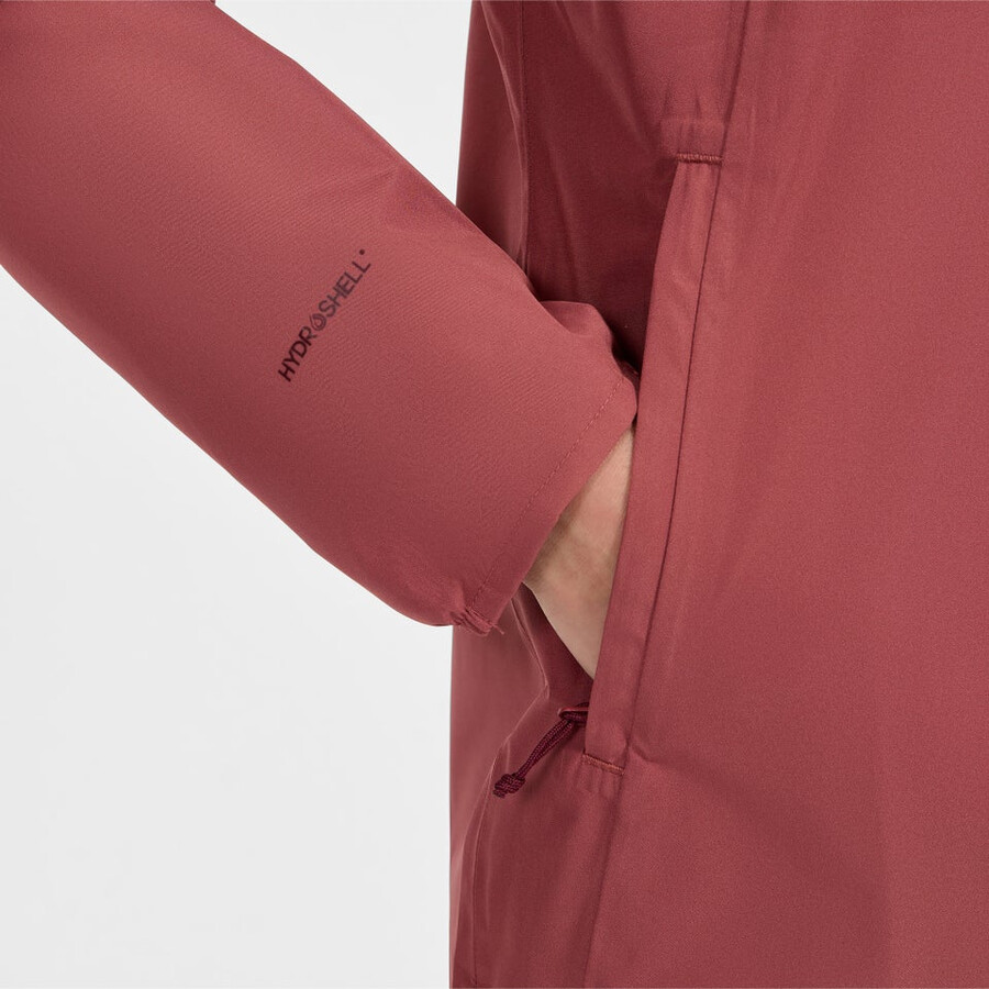 donne diluvio pro 3.0 impermeabile giacca - rosso berghaus