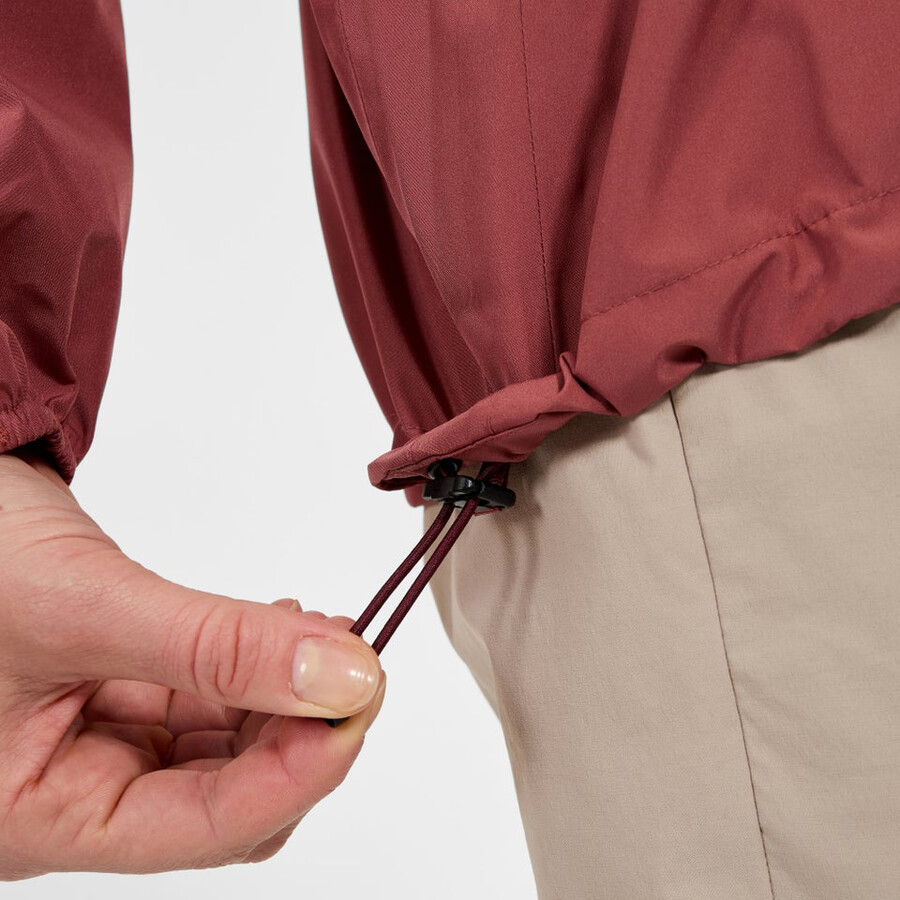 donne diluvio pro 3.0 impermeabile giacca - rosso berghaus