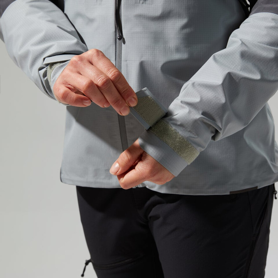 donne mtn guida alpina pro gore-tex giacca - grigio berghaus