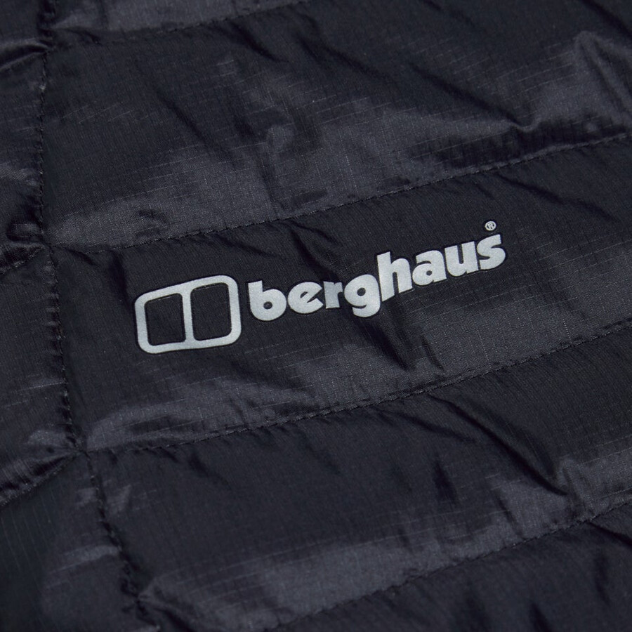 donne tephra 2.0 con cappuccio giacca isolante nero berghaus