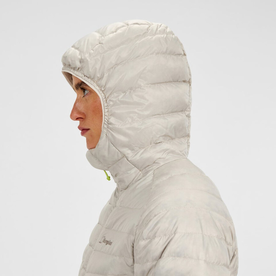 donne tephra 2.0 con cappuccio giacca isolante grigio berghaus