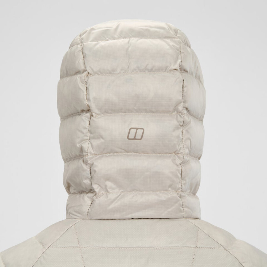 donne tephra 2.0 con cappuccio giacca isolante grigio berghaus