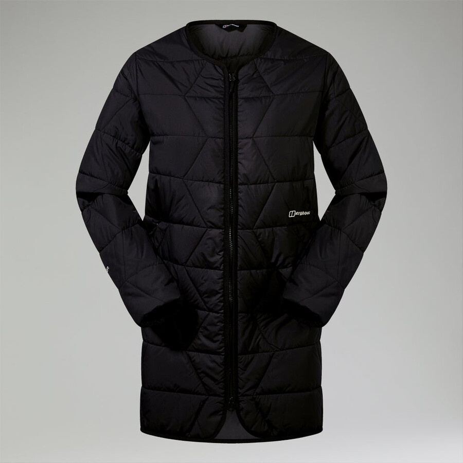 donne netherdene quilted giacca isolante - nero berghaus
