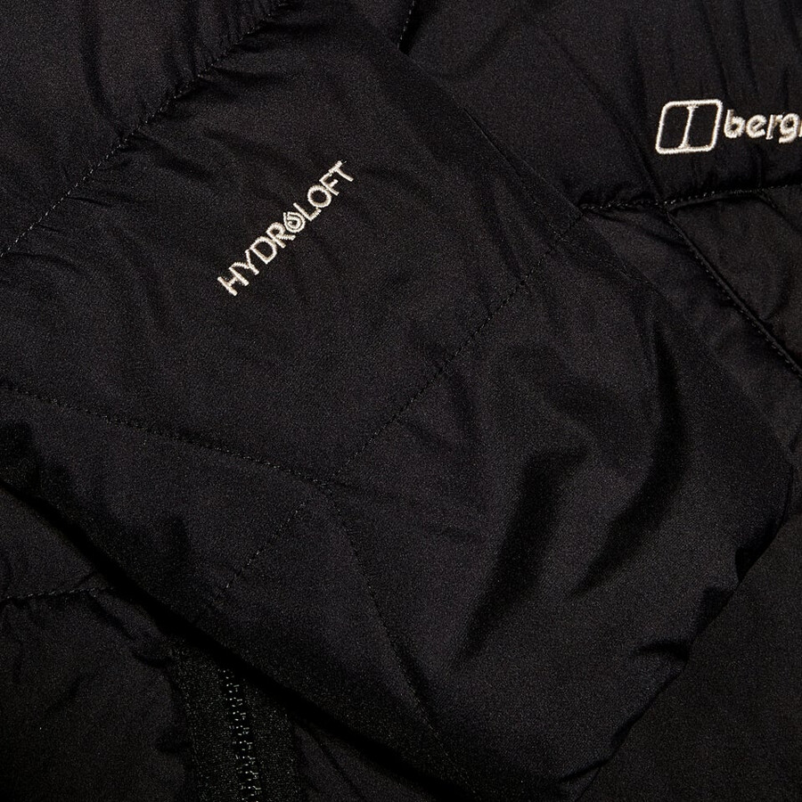 donne netherdene quilted giacca isolante - nero berghaus