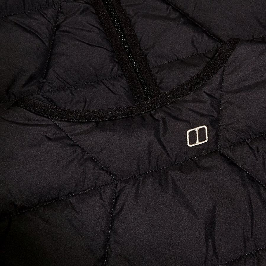 donne netherdene quilted giacca isolante - nero berghaus