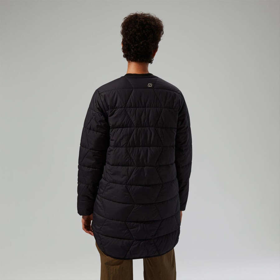 donne netherdene quilted giacca isolante - nero berghaus