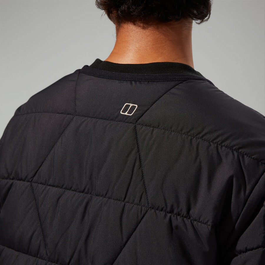 donne netherdene quilted giacca isolante - nero berghaus
