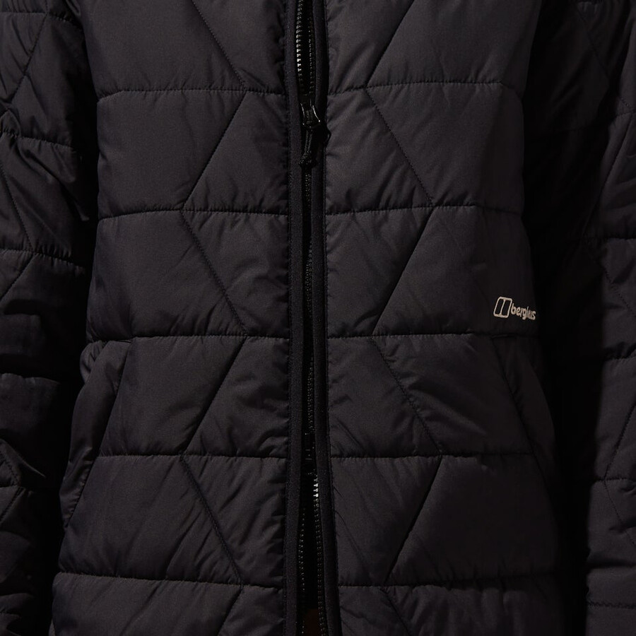 donne netherdene quilted giacca isolante - nero berghaus