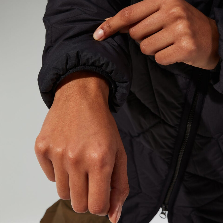 donne netherdene quilted giacca isolante - nero berghaus