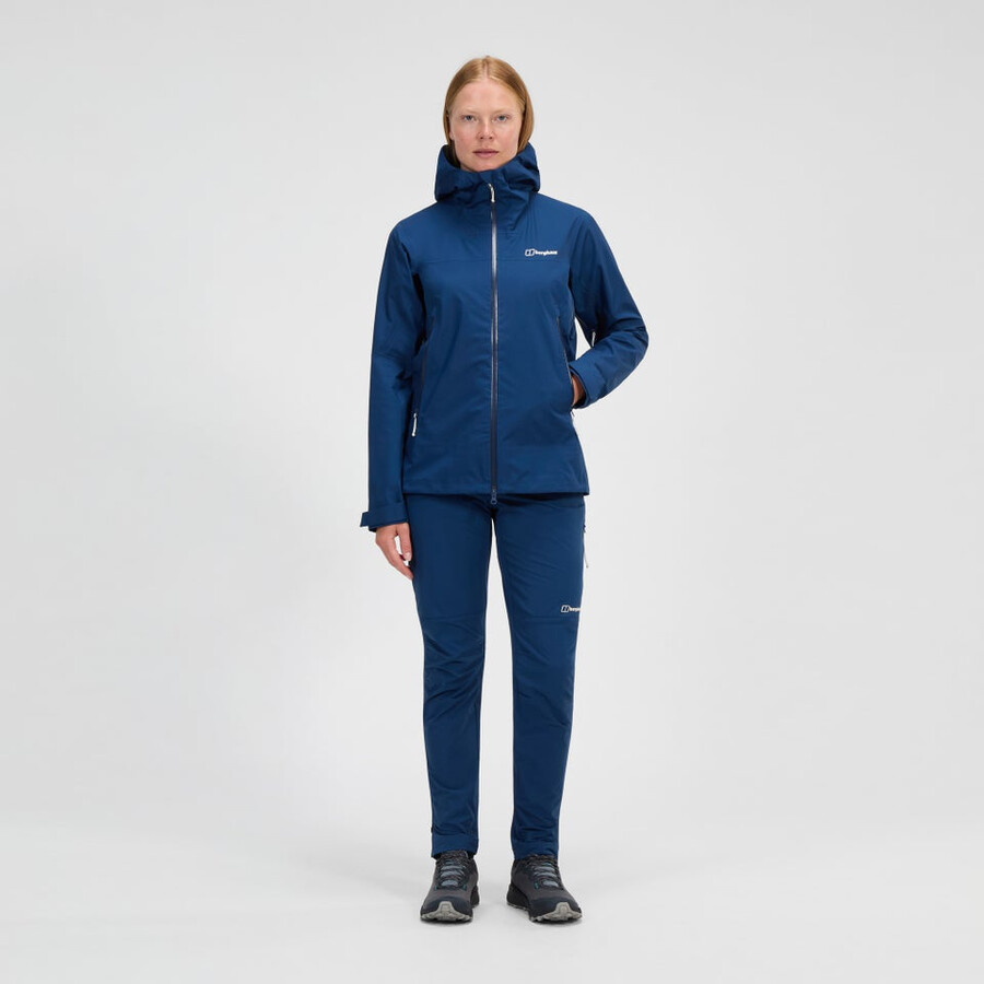 donne vertice cercatore di gore-tex giacca - blu berghaus