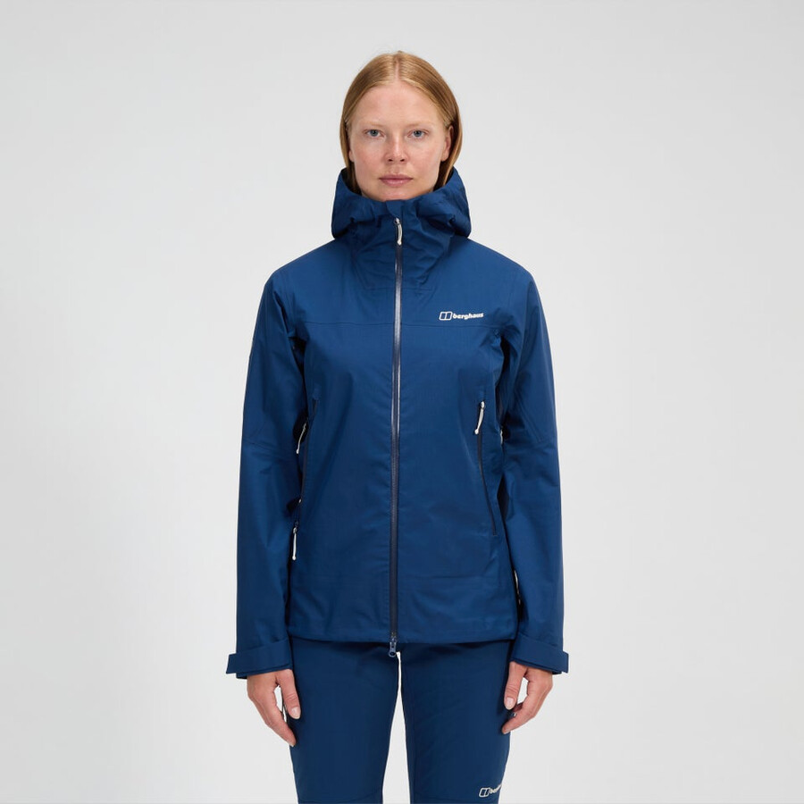 donne vertice cercatore di gore-tex giacca - blu berghaus
