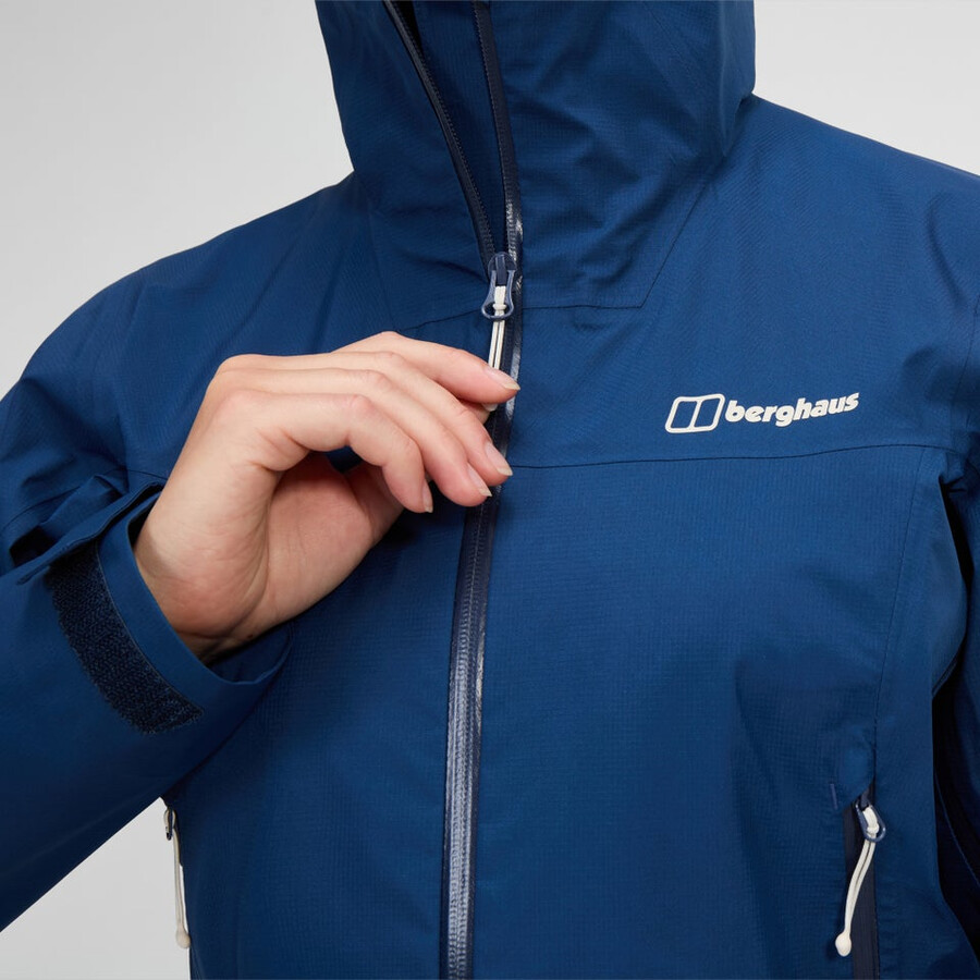 donne vertice cercatore di gore-tex giacca - blu berghaus