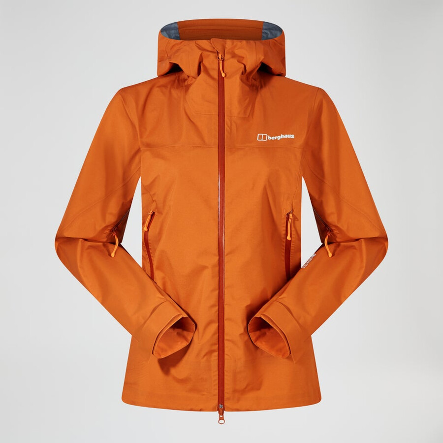 donne vertice cercatore di gore-tex giacca - arancio berghaus