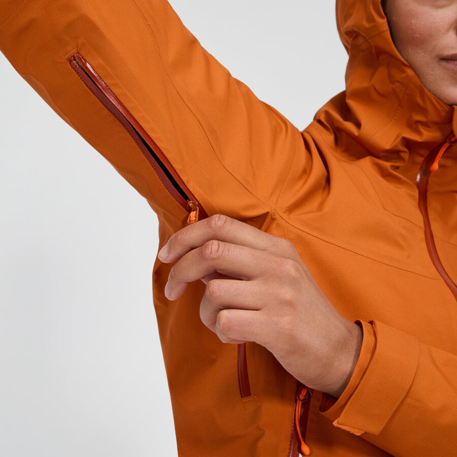 donne vertice cercatore di gore-tex giacca - arancio berghaus