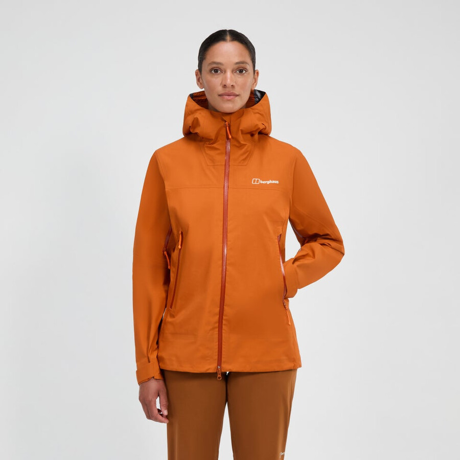 donne vertice cercatore di gore-tex giacca - arancio berghaus