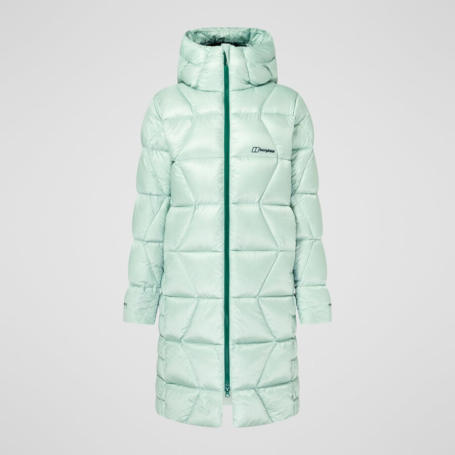 donne explorer lungo giù giacca - verde berghaus