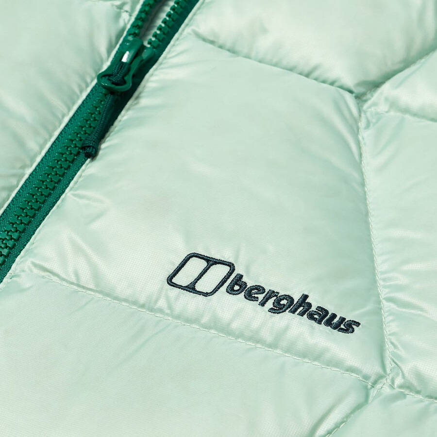 donne explorer lungo giù giacca - verde berghaus
