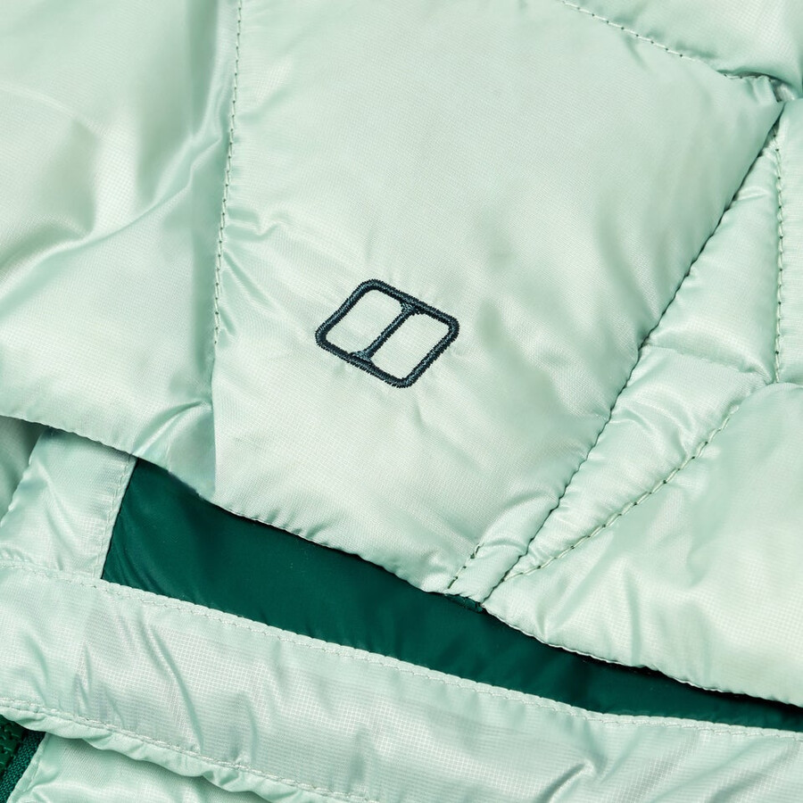 donne explorer lungo giù giacca - verde berghaus