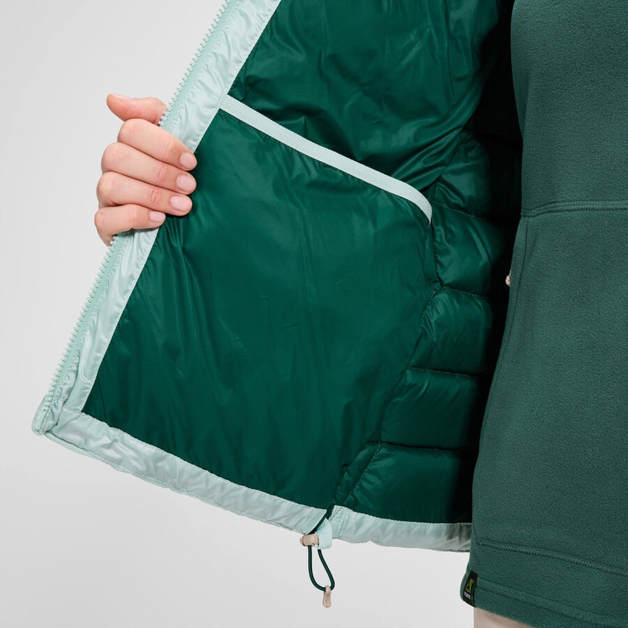 donne explorer giù giacca - verde berghaus