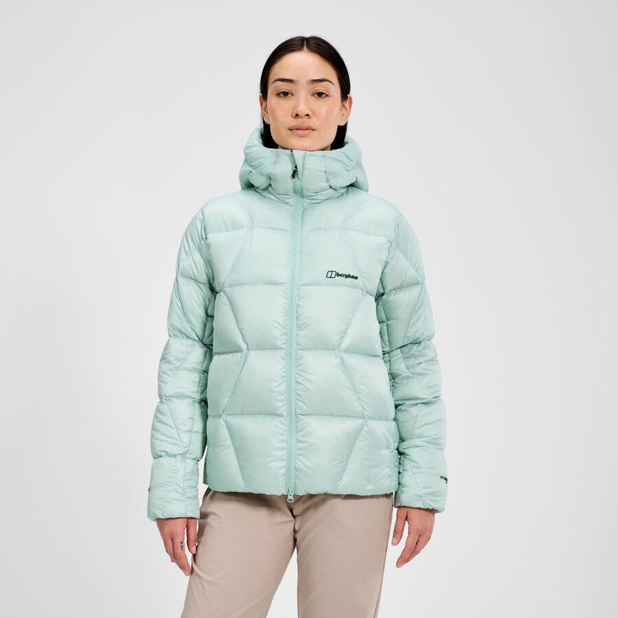 donne explorer giù giacca - verde berghaus