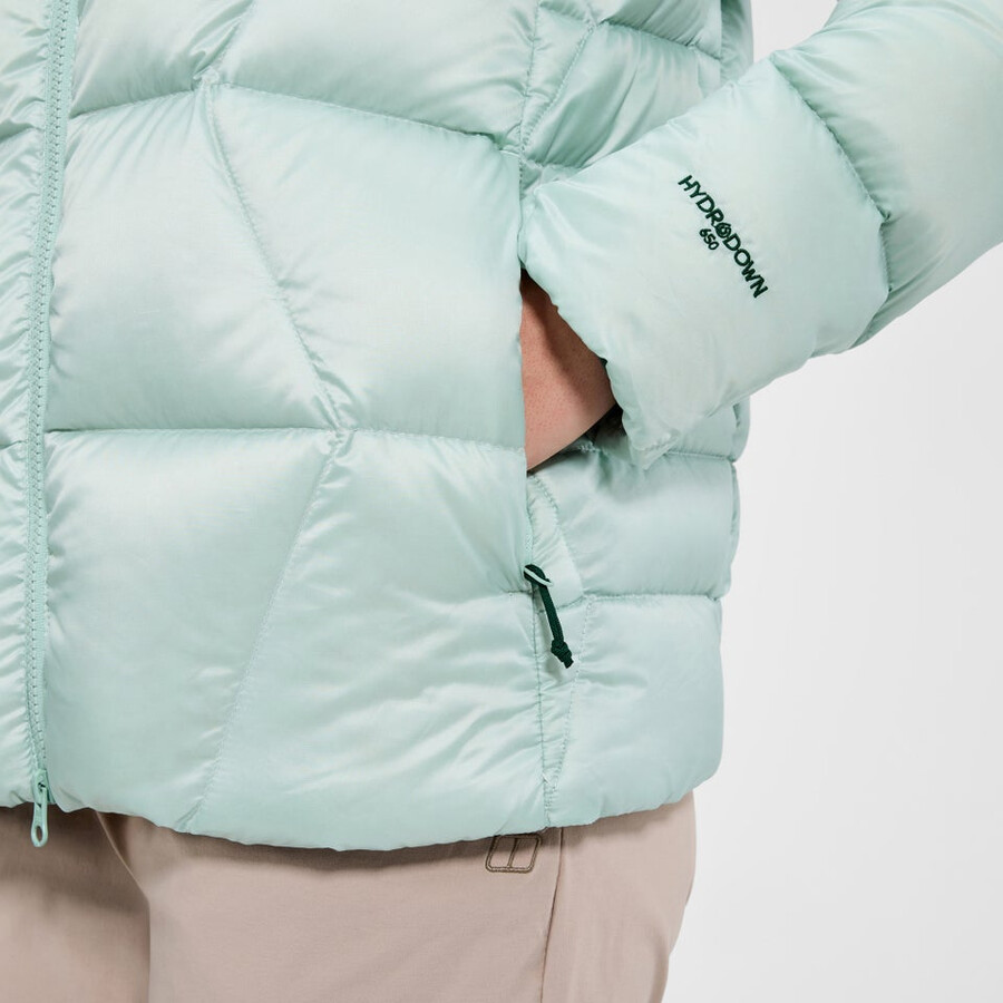 donne explorer giù giacca - verde berghaus