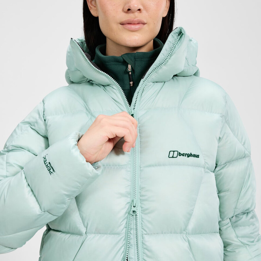 donne explorer giù giacca - verde berghaus