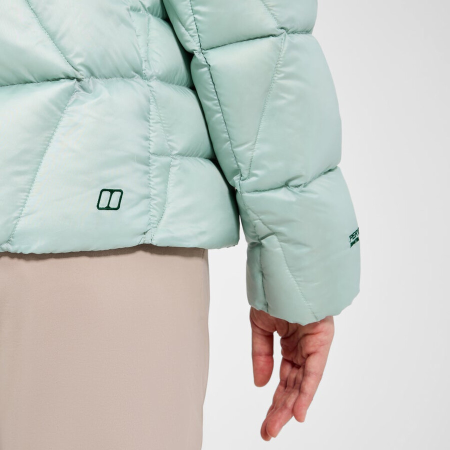 donne explorer giù giacca - verde berghaus