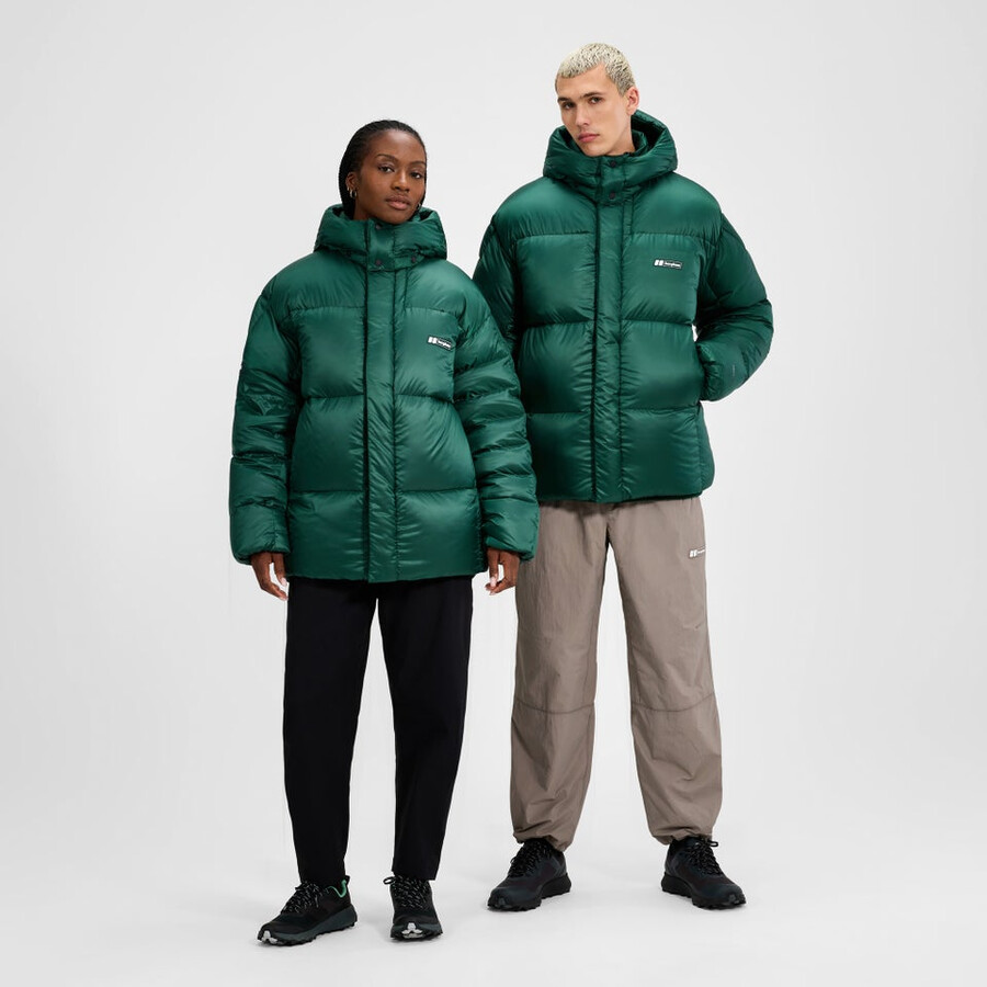 unisex vulcanismo giù giacca - verde berghaus