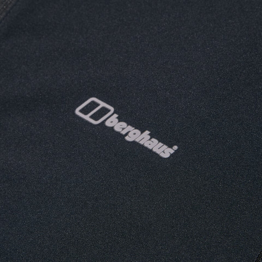 donna 247 mezza zip maternità manica lunga tech tee nero berghaus