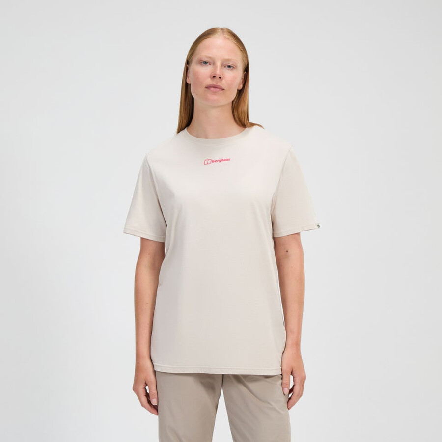 le donne di monte botanica short sleeve tee grigio berghaus