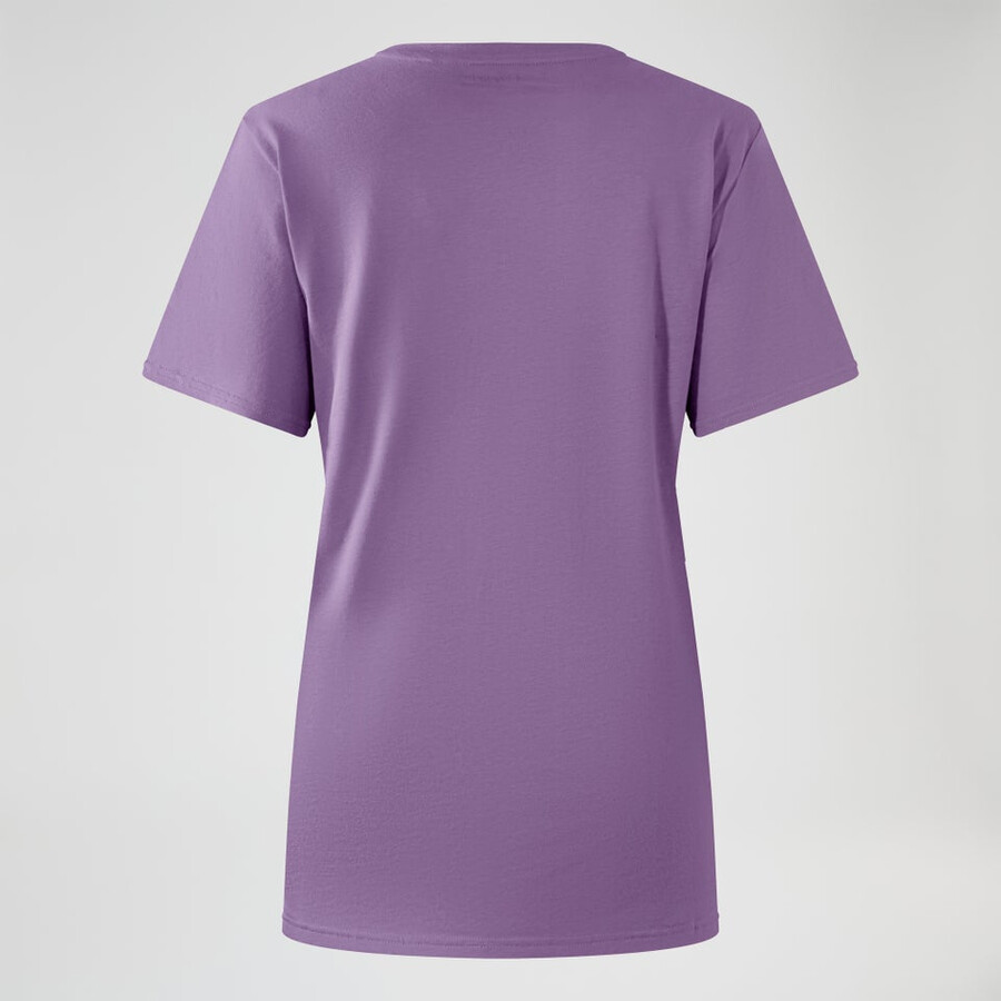 donne collina velato manica corta tee - viola berghaus