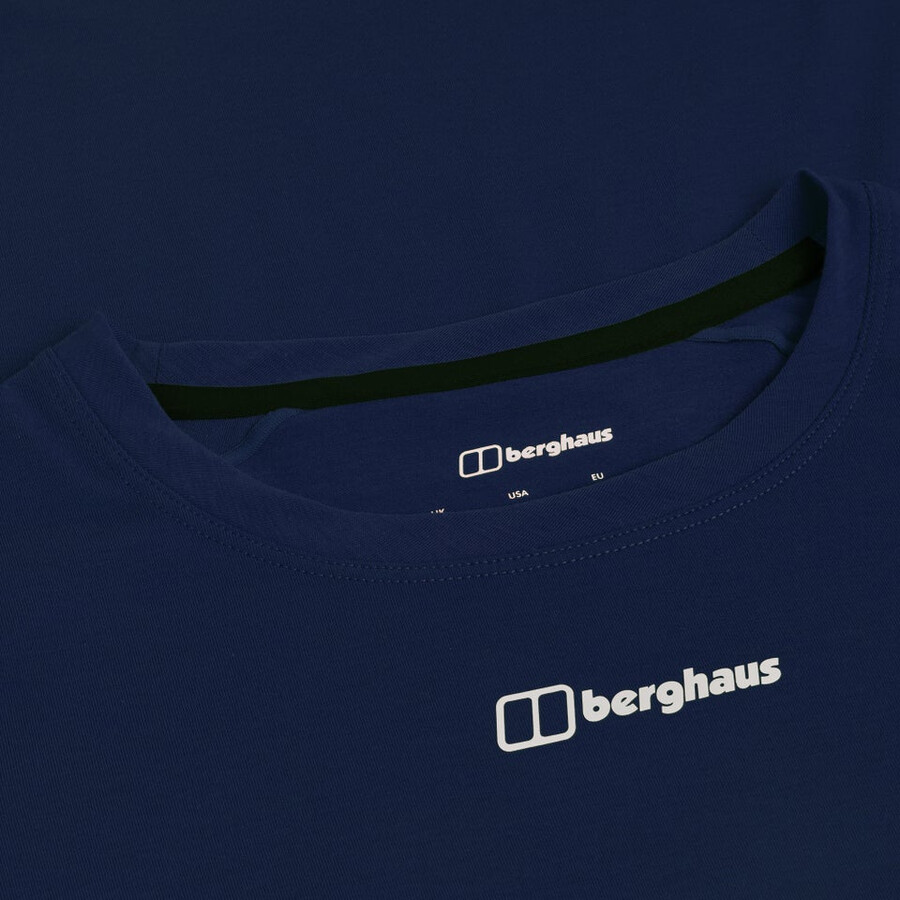 donna berghaus delta manica corta tee tech - blu berghaus