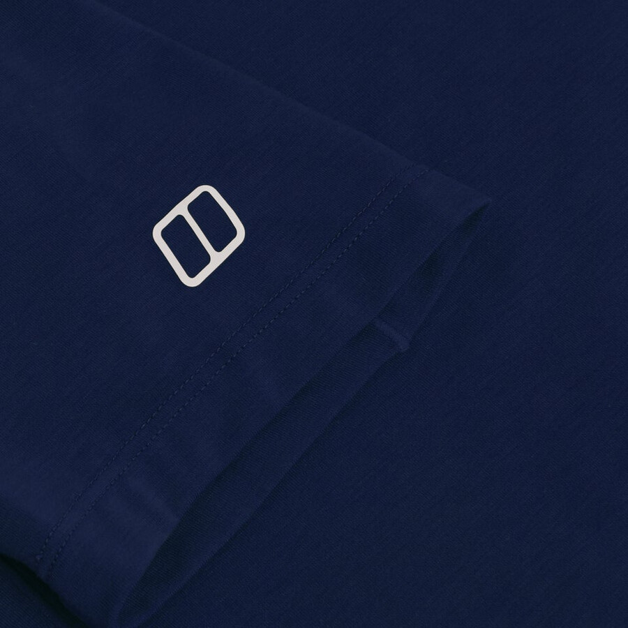 donna berghaus delta manica corta tee tech - blu berghaus