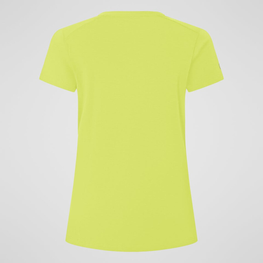 donna delta manica corta tee tech - giallo berghaus